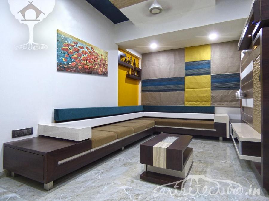 Interior 2bhk Apartment Earthitecture Architectural Firm